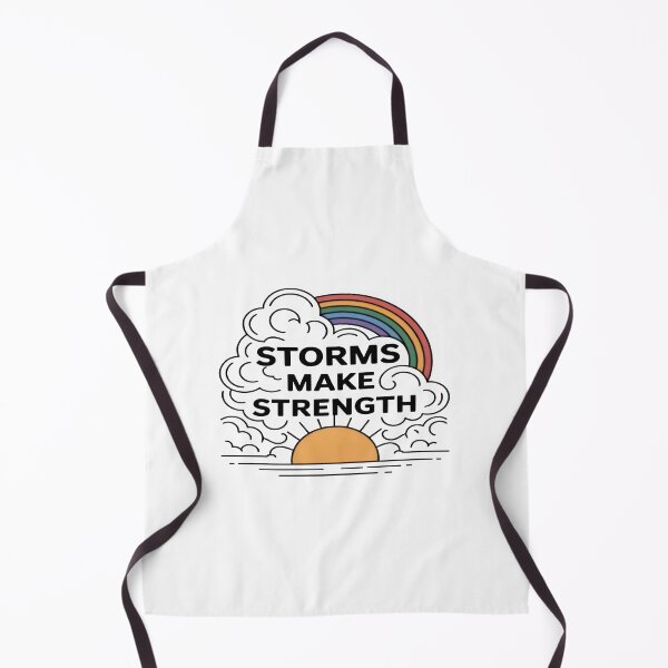 Item preview, Storms Make Strength – Motivational Quote Typography Design designed and sold by NEPHLIA.