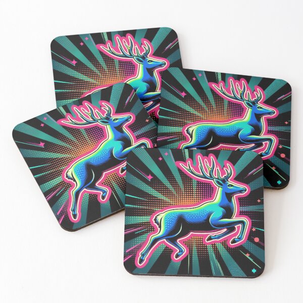 Item preview, Colorful cute deer designed and sold by Dogandesighn.