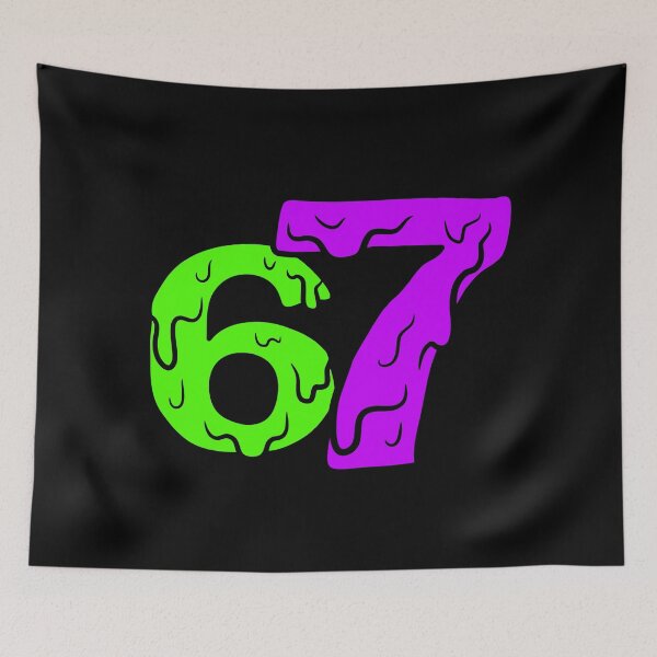 Item preview, 6 7 Viral Trend - Bold Urban Number Graphic designed and sold by WHITE FLAME PRINTS.