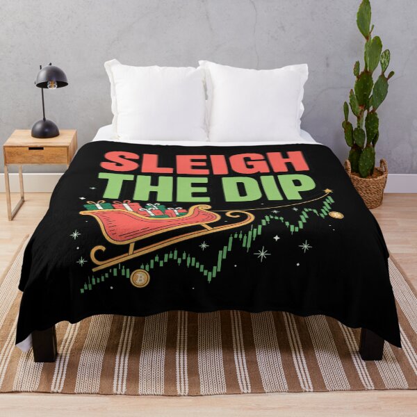 Item preview, Sleigh the Dip, bitcoin crypto christmas designed and sold by NoetherSym.