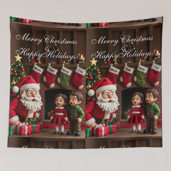 Item preview, Santa Surprises Children designed and sold by Hernandus.