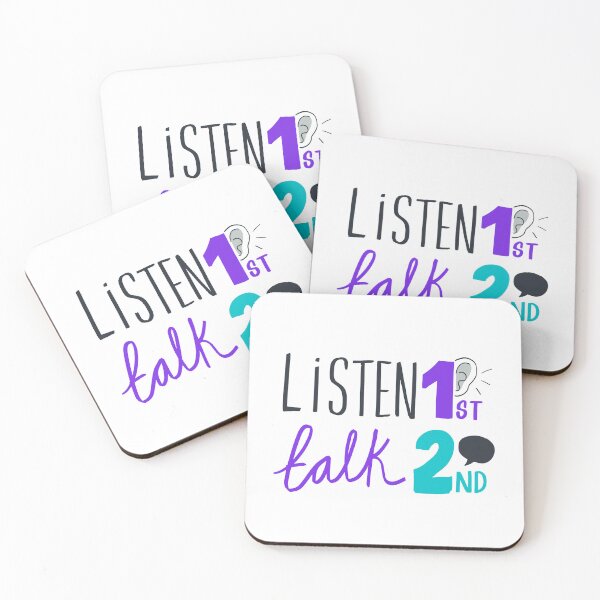 Item preview, Listen first talk then  designed and sold by CapriCreatives.