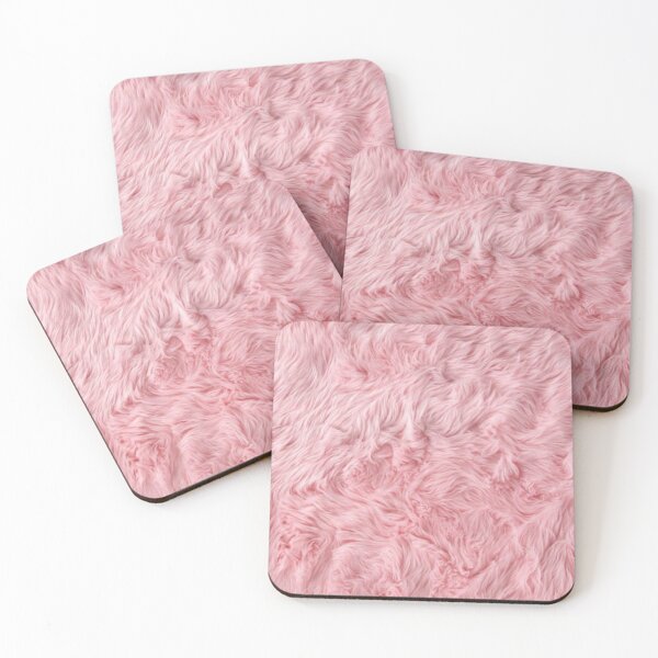 Item preview, fake pink fur texture pattern designed and sold by snnflower.