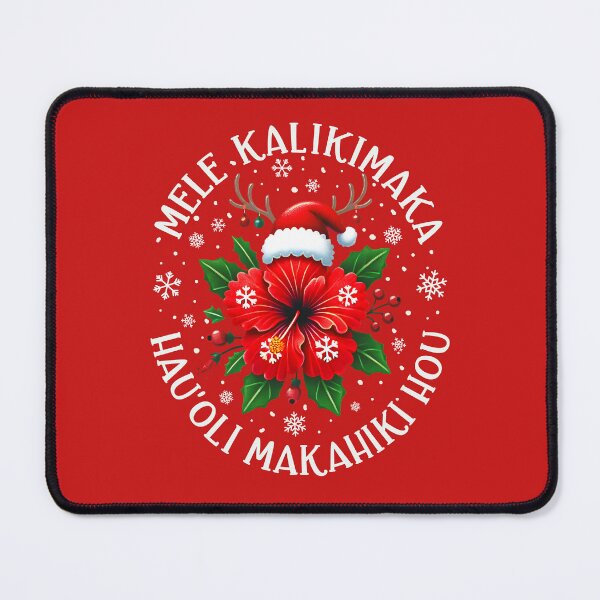 Item preview, Mele Kalikimaka Hawaiian Christmas Shirt – Hau'oli Makahiki Hou Tropical Aloha designed and sold by Pingestre.