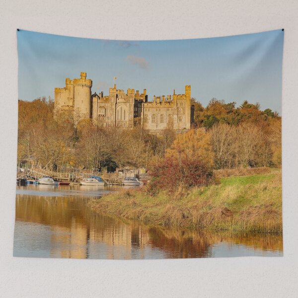Item preview, Autumn Sun on Arundel Castle designed and sold by HazyApplePhoto.