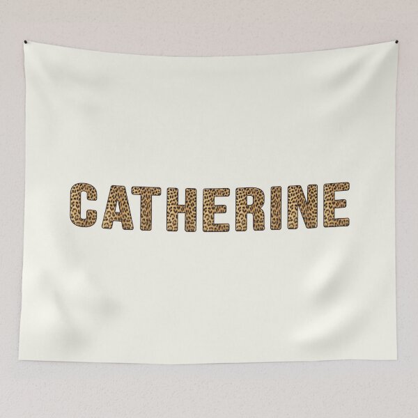 Item preview, Catherine Name Leopard Print designed and sold by Jeallan Designs.