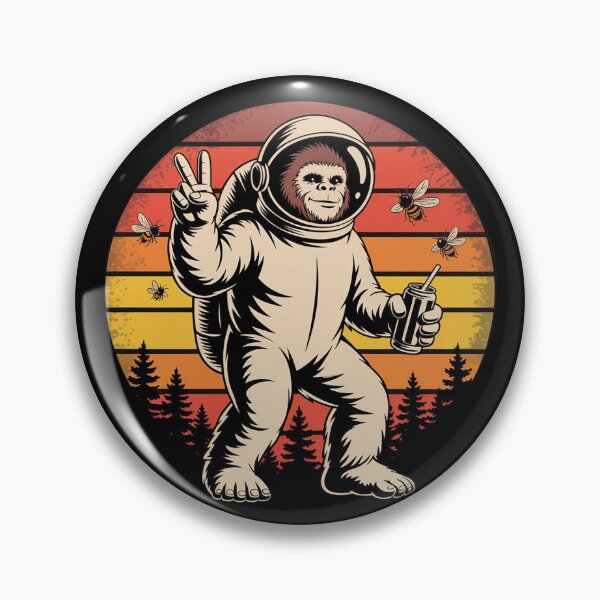 Item preview, Bigfoot Beekeeper Honey Sasquatch Beekeeping designed and sold by lilLilaBatArt.