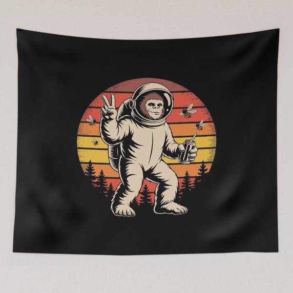Item preview, Bigfoot Beekeeper Honey Sasquatch Beekeeping designed and sold by lilLilaBatArt.