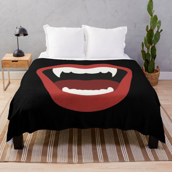 Item preview, Mouth - Vampire (Black) designed and sold by helengarvey.