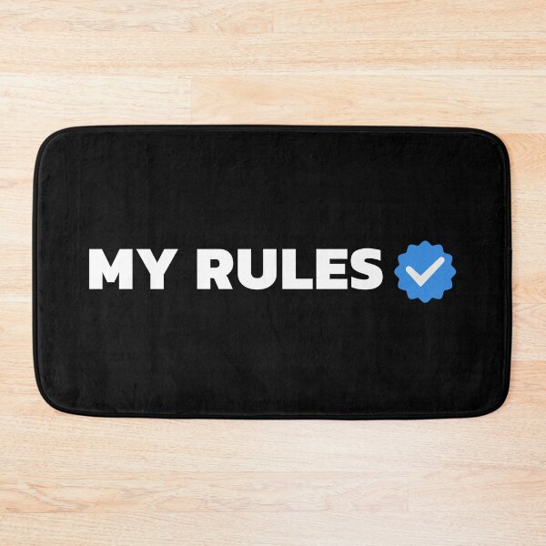 Item preview, My Rules – Verified Checkmark Authority Bold designed and sold by Taans-Creation.