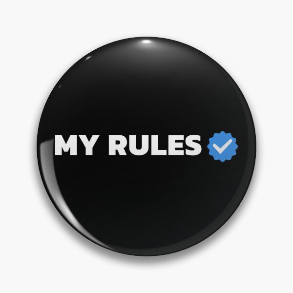 Item preview, My Rules – Verified Checkmark Authority Bold designed and sold by Taans-Creation.