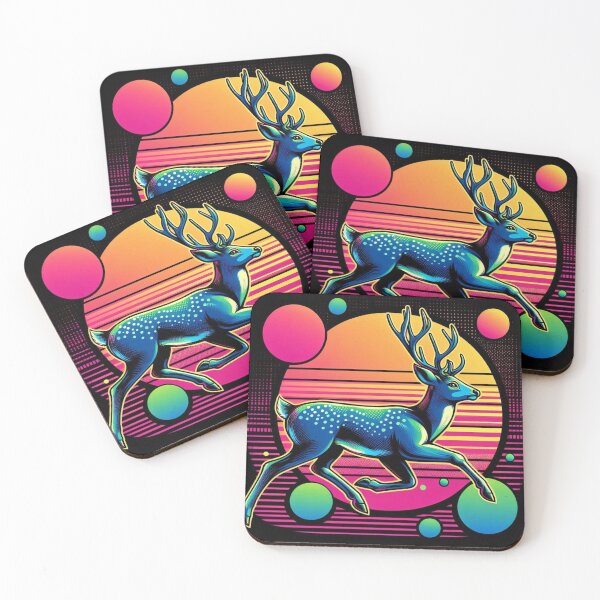 Item preview, Colorful cute deer  designed and sold by Dogandesighn.