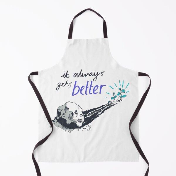 Item preview, It always get better - self motivation designed and sold by CapriCreatives.
