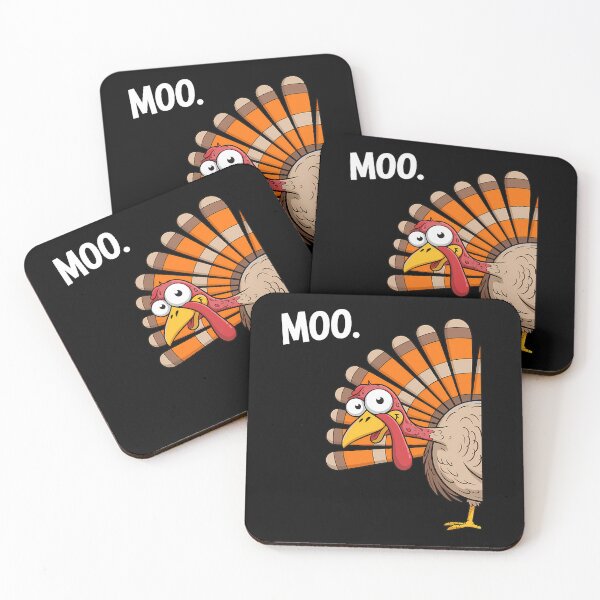 Item preview, Turkey 90s Festive Holiday Cow Moo Day Funny Thanksgiving designed and sold by rebeccathanuos.
