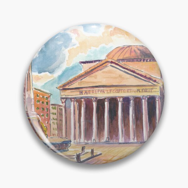 Item preview, Pantheon Sunlit Afternoon on Rome Piazza della Rotonda designed and sold by artshop77.