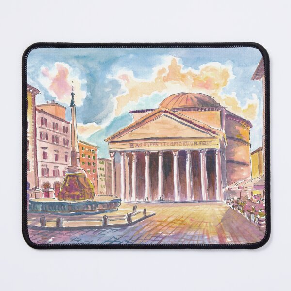 Item preview, Pantheon Sunlit Afternoon on Rome Piazza della Rotonda designed and sold by artshop77.