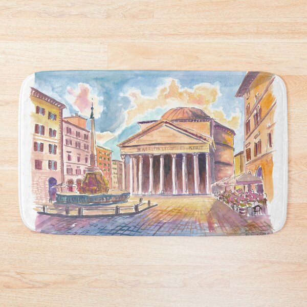 Item preview, Pantheon Sunlit Afternoon on Rome Piazza della Rotonda designed and sold by artshop77.