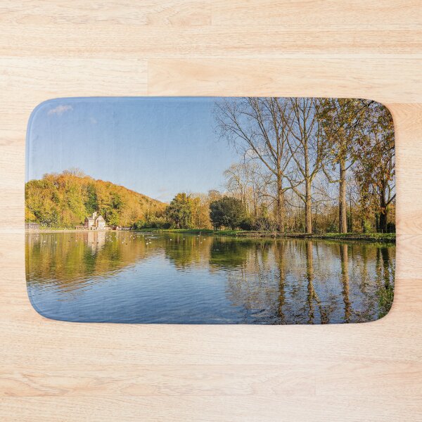 Item preview, Autumn colours and reflections - Swanbourne Lake, Arundel, West Sussex. designed and sold by HazyApplePhoto.