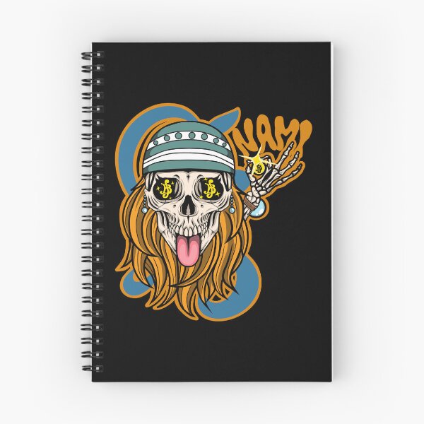 Item preview, one piece scene nami skull style designed and sold by davidthmpsn.