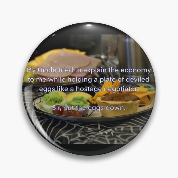 Item preview, Holiday Family Chaos Meme – Deviled Eggs Hostage Negotiator Funny Dinner Humor designed and sold by aadventures.