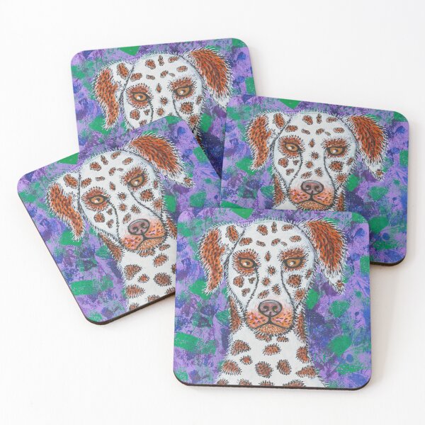 Item preview, BROWN SPOTTED DALMATIAN DOG designed and sold by Rebekah Gavra.