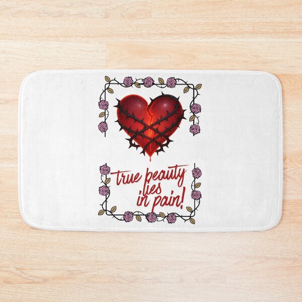 Item preview, True Beauty Lies in Pain – Heart in Thorns Dark Aesthetic Design designed and sold by MagicMicki.