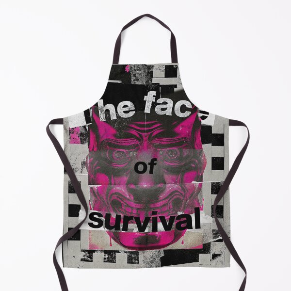 Item preview, Poster Japanese Oni Demon Mask Pink designed and sold by Raw-Ink.