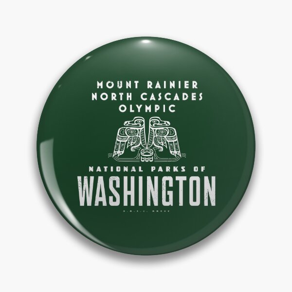 Item preview, Retro Washington National Parks designed and sold by deadmansupplyco.