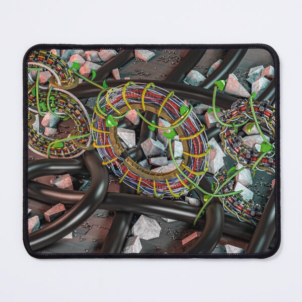 Item preview, SOS: Cyberpunk Ecological Renewal - 3D Nature Illustration designed and sold by Keltoi-art.