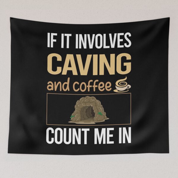 Item preview, If it's about coffee Caving Caving designed and sold by FedericoPredov.