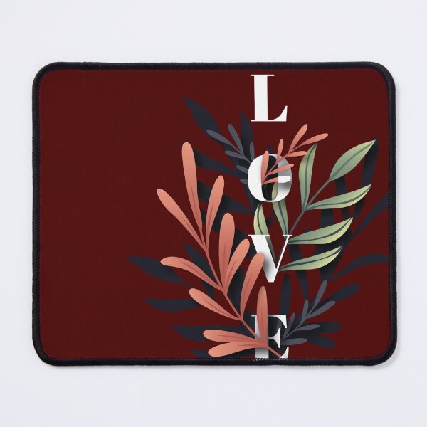 Item preview, LOVE Botanical Floral Typography – Minimalist Aesthetic Nature Quote Design | Modern Plant Art for Stickers & Shirts designed and sold by zevorgue.