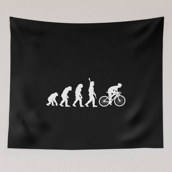 Item preview, Cycling Evolution Funny Cyclist Darwin designed and sold by StrideSuccess.