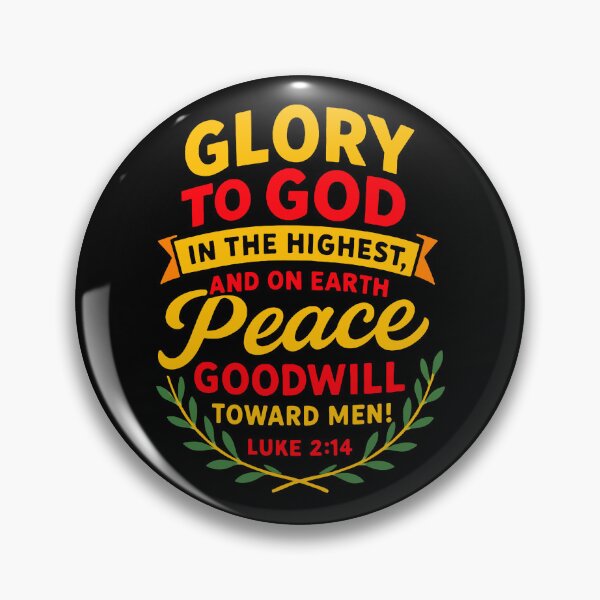 Item preview, Luke 2:14 Glory to God in the Highest designed and sold by plushism.