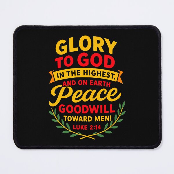 Item preview, Luke 2:14 Glory to God in the Highest designed and sold by plushism.