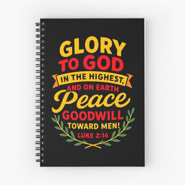 Item preview, Luke 2:14 Glory to God in the Highest designed and sold by plushism.