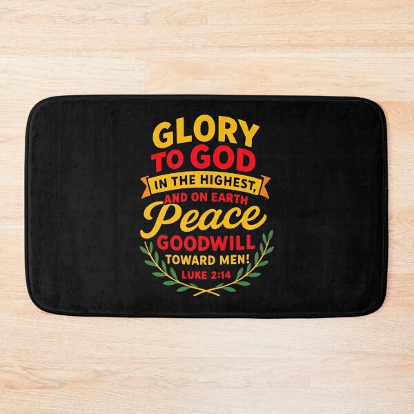Item preview, Luke 2:14 Glory to God in the Highest designed and sold by plushism.