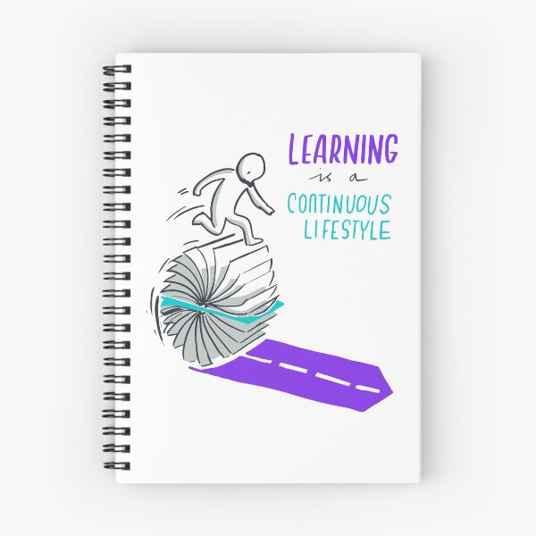Item preview, Learning is a continuous lifestyle - self motivation  designed and sold by CapriCreatives.