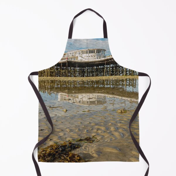 Item preview, Worthing Pier & Beach at low tide. designed and sold by HazyApplePhoto.