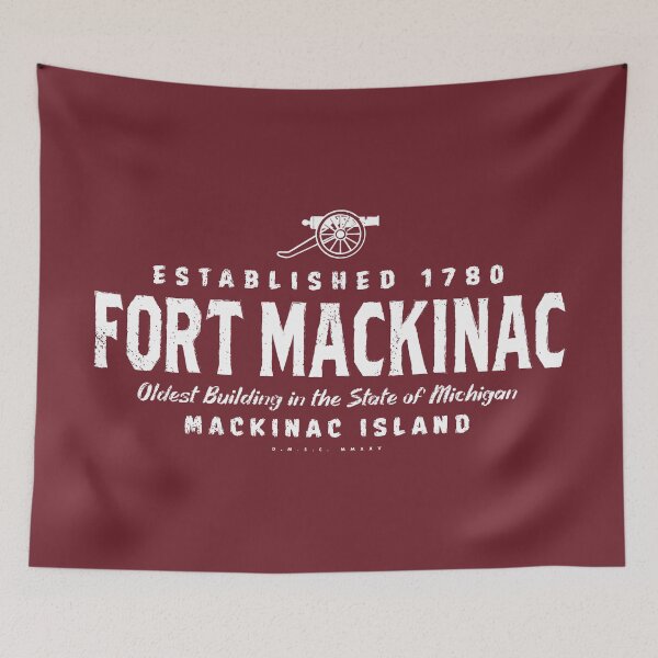 Item preview, Fort Mackinac Retro Mackinac Island Cannon designed and sold by deadmansupplyco.
