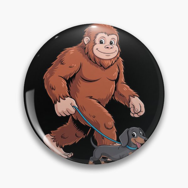 Item preview, Bigfoot Dachshund Dog Walk Sasquatch Lovers Men Women designed and sold by lilLilaBatArt.