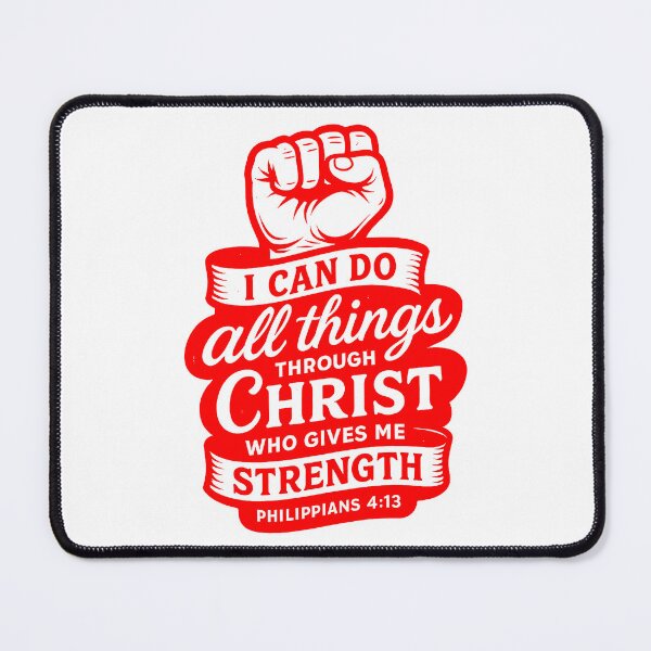Item preview, Philippians 4:13 I can do all things through Christ who gives me strength designed and sold by plushism.