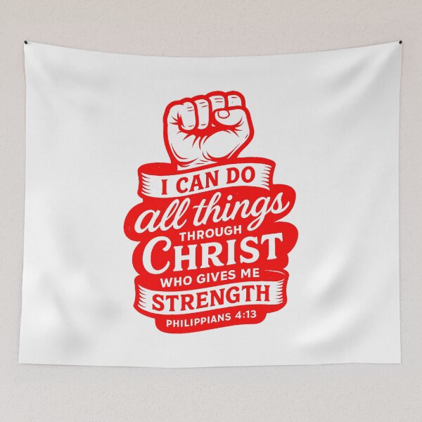 Item preview, Philippians 4:13 I can do all things through Christ who gives me strength designed and sold by plushism.