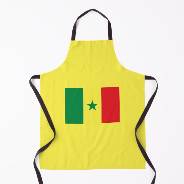 Item preview, Senegal Flag – Green Star of West African Harmony Design designed and sold by Dany05117671.