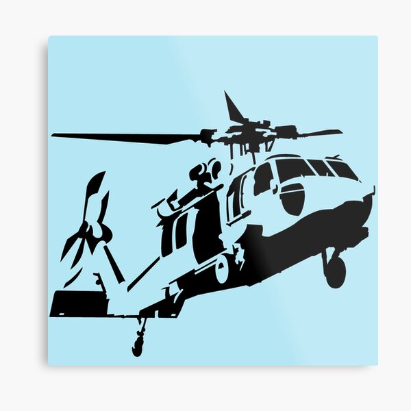 UH-60 Black Hawk Metal Print
