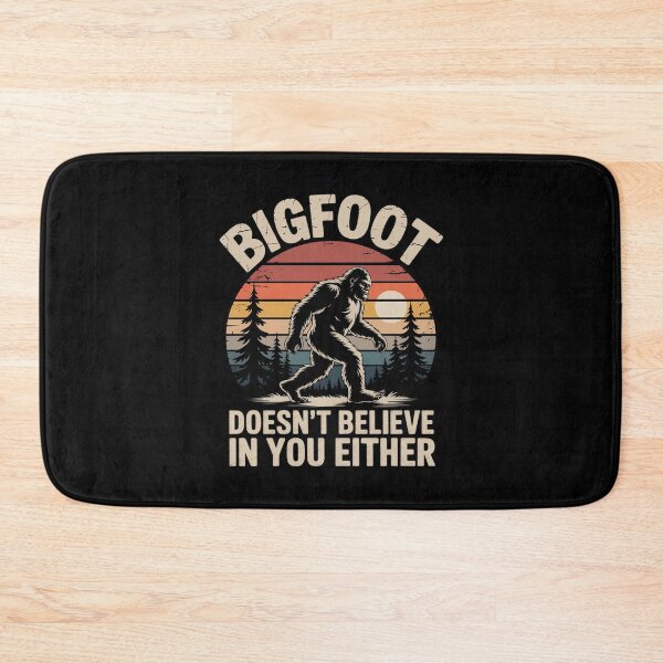 Item preview, Bigfoot Doesn't Believe In You Either Sasquatch  designed and sold by lilLilaBatArt.