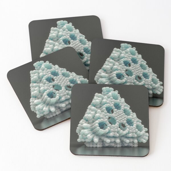 Item preview, Molecular Pyramid: Organic 3D Structure - Abstract Cellular Art designed and sold by Keltoi-art.