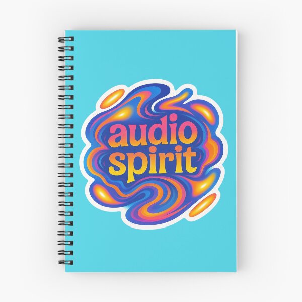 Item preview, Audio Spirit – Psychedelic Colorflow Music Sticker designed and sold by |TRSSHOP|.