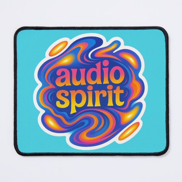 Item preview, Audio Spirit – Psychedelic Colorflow Music Sticker designed and sold by |TRSSHOP|.