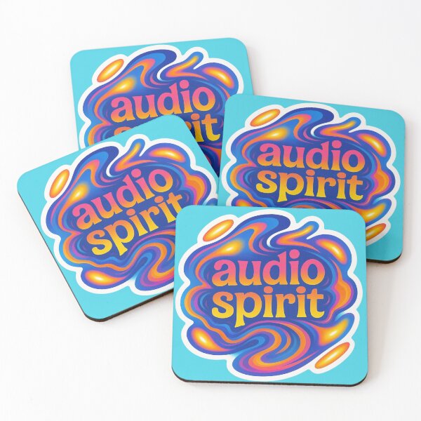 Item preview, Audio Spirit – Psychedelic Colorflow Music Sticker designed and sold by |TRSSHOP|.