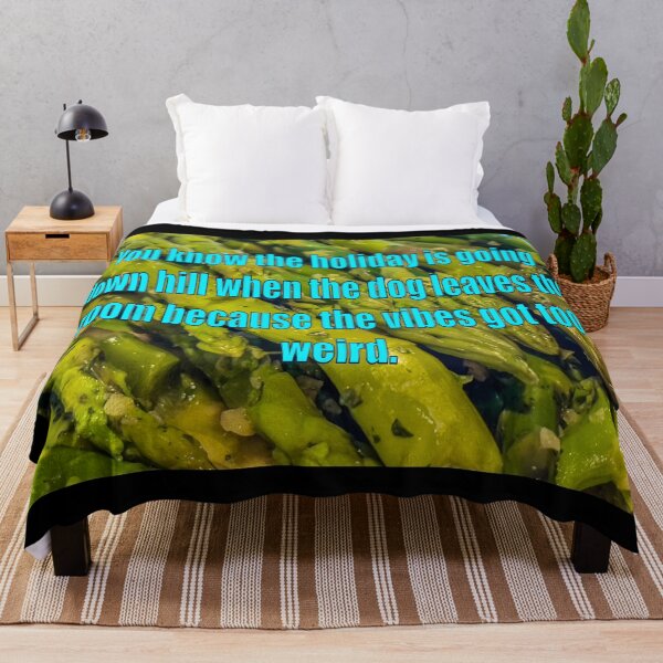 Item preview, Holiday Dinner Chaos Meme – Dog Leaves the Room When Vibes Get Weird Quote designed and sold by aadventures.